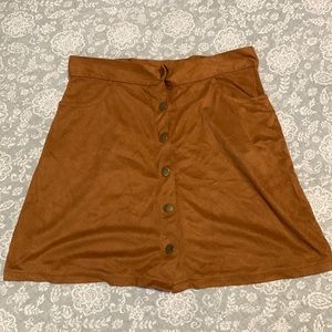 Shein Brown Skirt